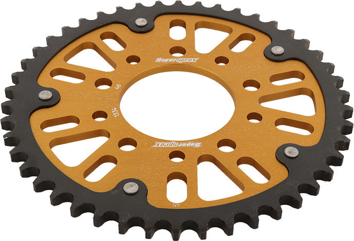 SUPERSPROX STEALTH SPROCKET 46T GOLD RST-1334-46-GLD