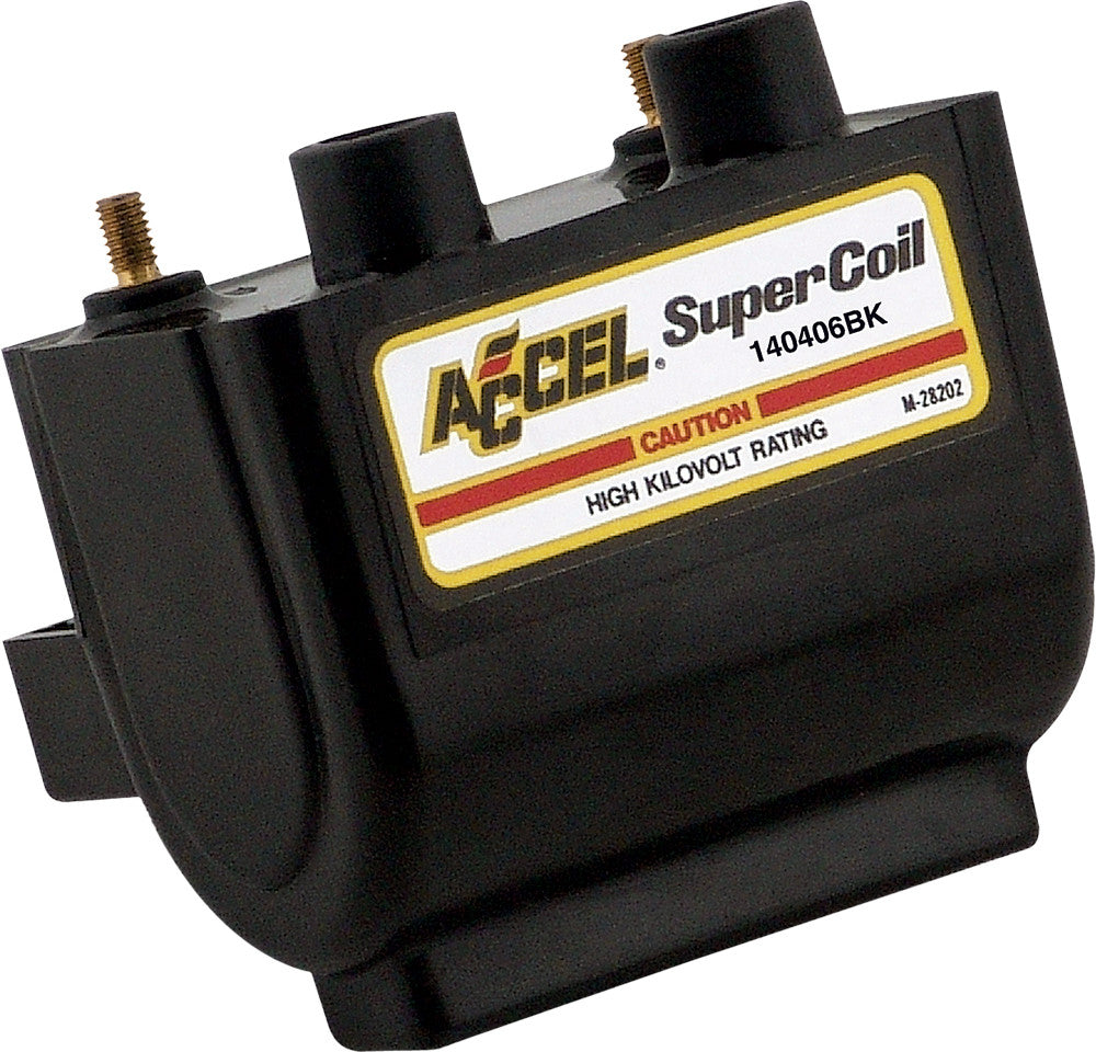 ACCEL DUAL FIRE SUPER COIL 4.7 OHM BLACK 140406BK-atv motorcycle utv parts accessories gear helmets jackets gloves pantsAll Terrain Depot