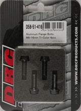 Load image into Gallery viewer, DRC ALUMINUM FLANGE BOLTS TITANIUM M6X16MM 4/PK D58-51-416