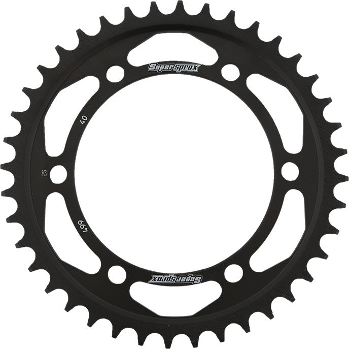 SUPERSPROX STEEL SPROCKET 40T BLACK RFE-499-40-BLK