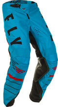 Load image into Gallery viewer, FLY RACING KINETIC K120 PANTS BLUE/BLACK/RED SZ 22 373-43922