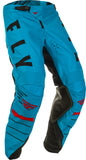 FLY RACING KINETIC K120 PANTS BLUE/BLACK/RED SZ 22 373-43922