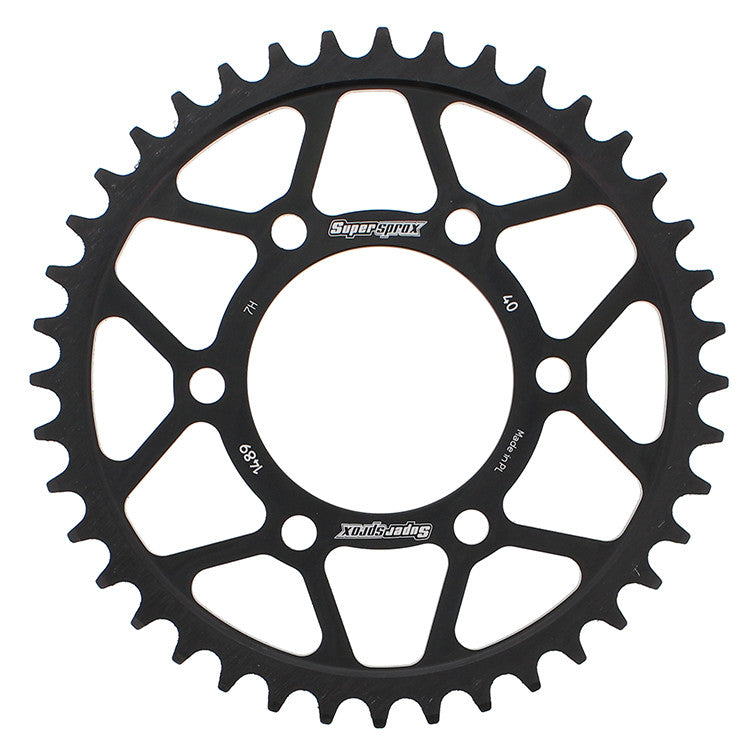 SUPERSPROX STEEL SPROCKET 40T BLACK RFE-1489-40-BLK