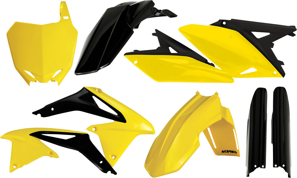 ACERBIS FULL PLASTIC KIT YELLOW 2198034584-atv motorcycle utv parts accessories gear helmets jackets gloves pantsAll Terrain Depot