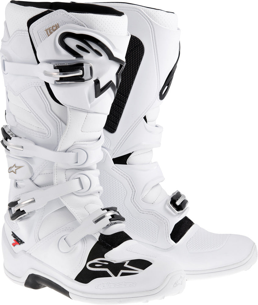 ALPINESTARS TECH 7 BOOTS WHITE SZ 15 2012014-20-15