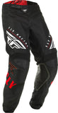 FLY RACING KINETIC K220 PANTS RED/BLACK/WHITE SZ 22 373-53322