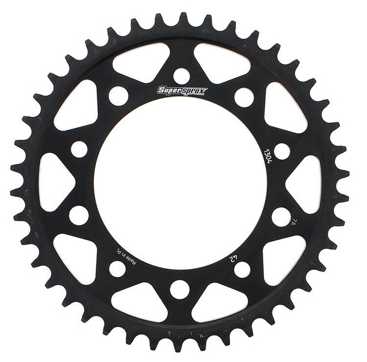 SUPERSPROX STEEL SPROCKET 42T BLACK RFE-1304-42-BLK