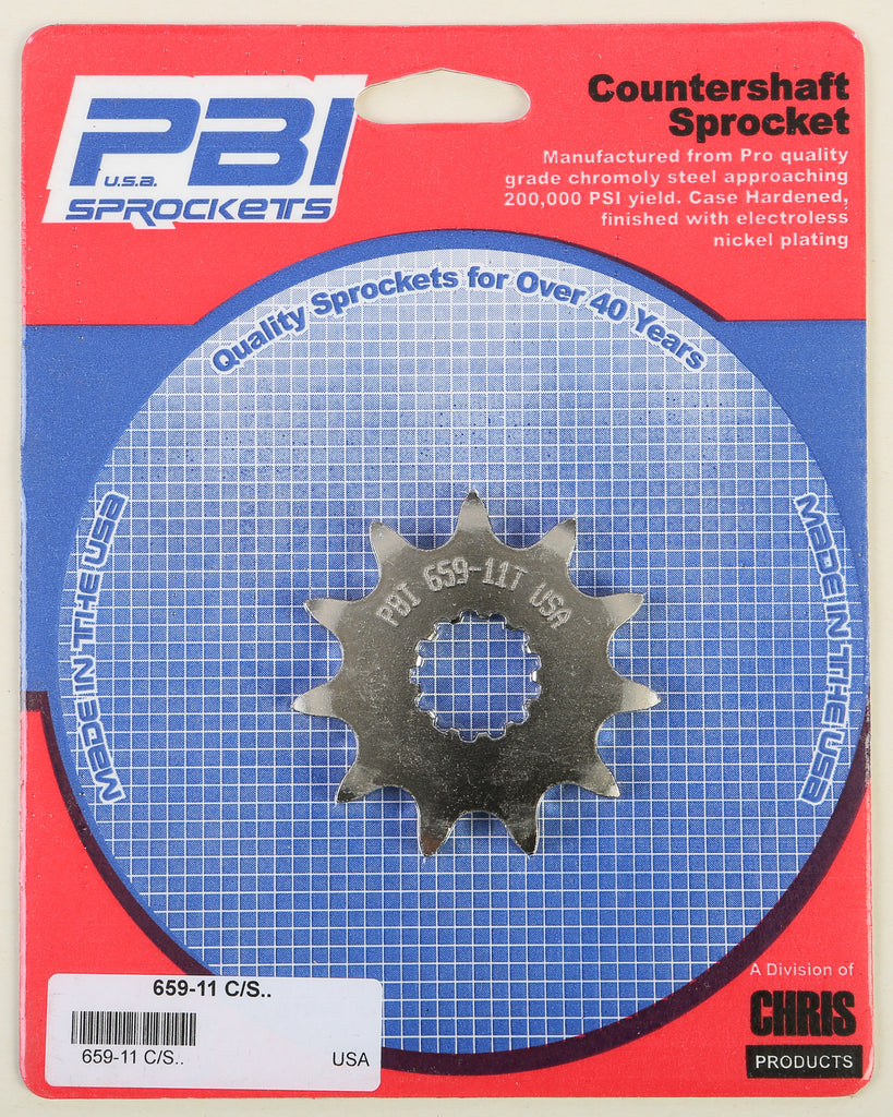 PBI COUNTERSHAFT STEEL SPROCKET 11T 659-11