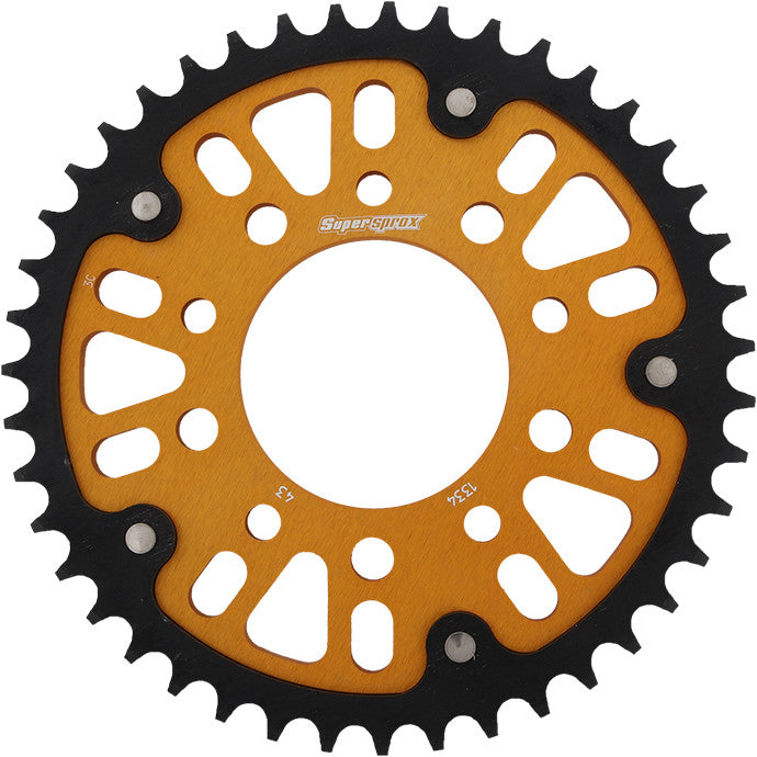 SUPERSPROX STEALTH SPROCKET 43T GOLD RST-1334-43-GLD