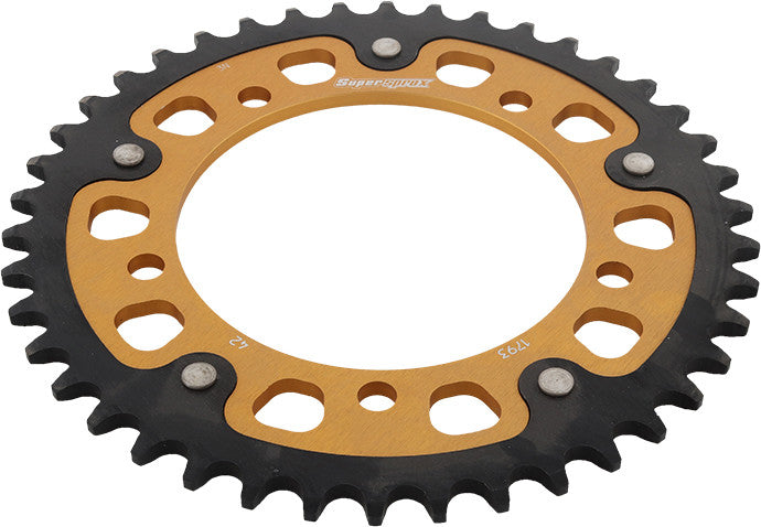 SUPERSPROX STEALTH SPROCKET 42T GOLD RST-1793-42-GLD