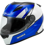 GMAX YOUTH GM-49Y FULL-FACE DEFLECT HELMET WHITE/BLUE YM G1493511