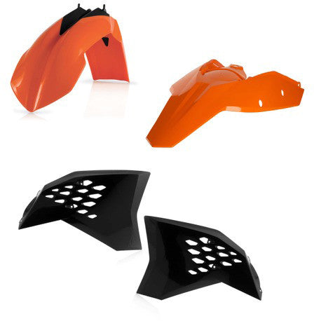 ACERBIS PLASTIC KIT ORANGE 2113790357-atv motorcycle utv parts accessories gear helmets jackets gloves pantsAll Terrain Depot