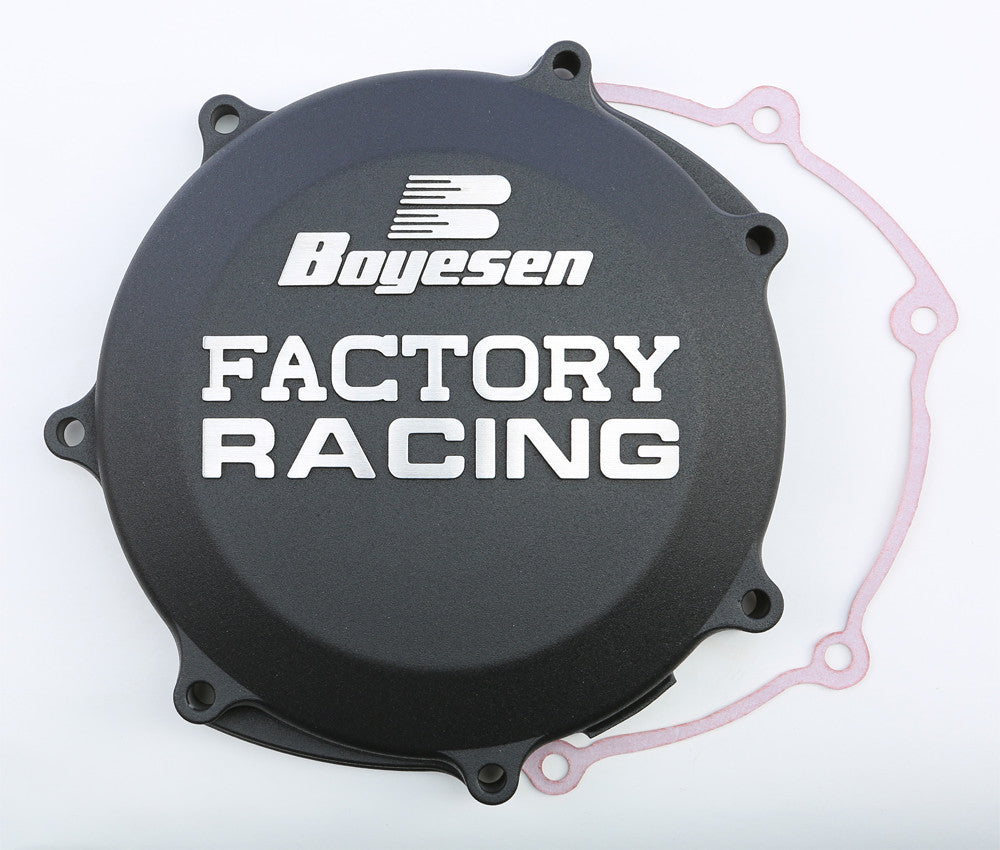 BOYESEN FACTORY RACING CLUTCH COVER BLACK CC-38B