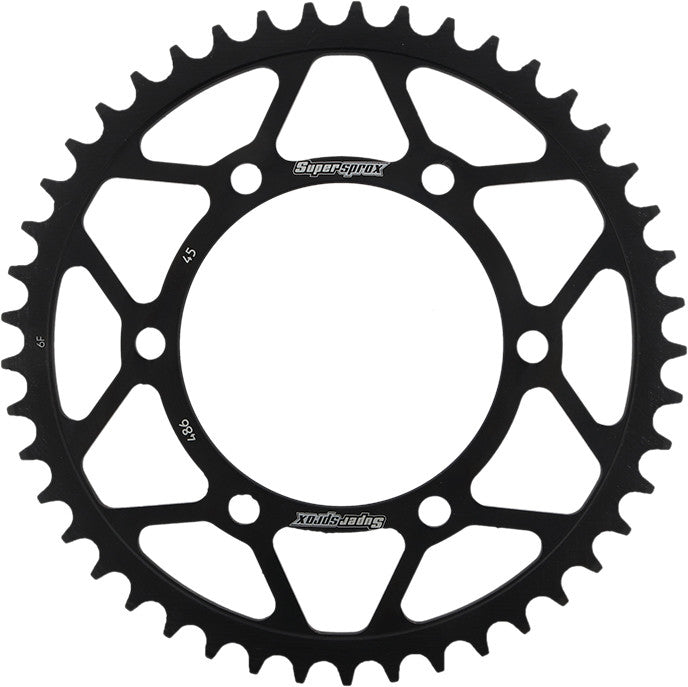 SUPERSPROX STEEL SPROCKET 45T BLACK RFE-486-45-BLK