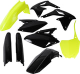 ACERBIS FULL PLASTIC KIT FLUORESCENT YELLOW/BLACK 2198045137