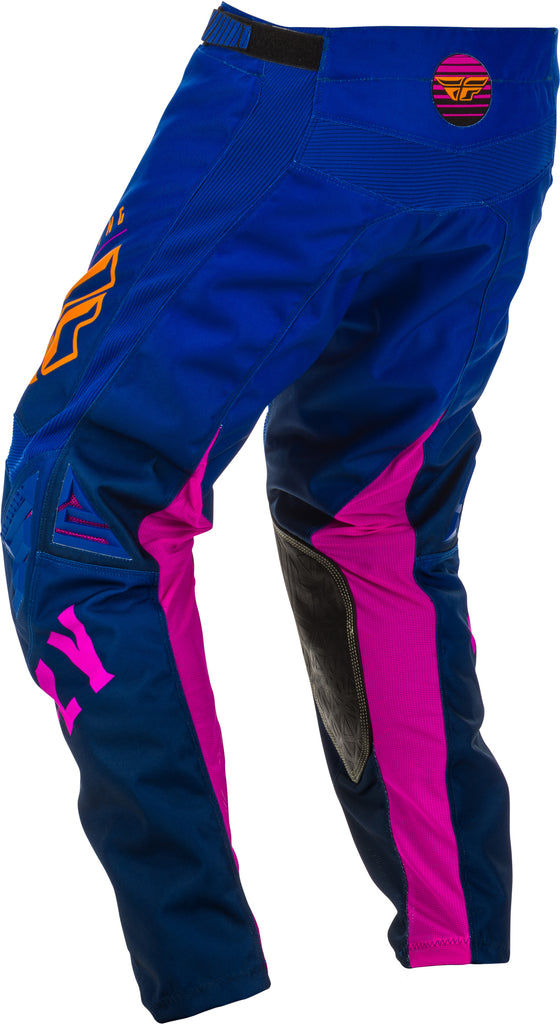 FLY RACING KINETIC K220 PANTS MIDNIGHT/BLUE/ORANGE SZ 20 373-53920