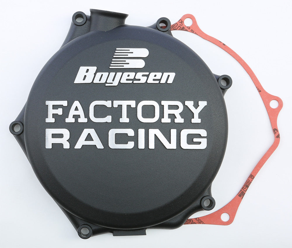 BOYESEN FACTORY RACING CLUTCH COVER BLACK CC-27AB