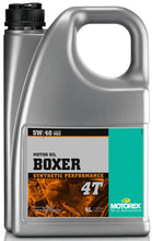 Load image into Gallery viewer, MOTOREX BOXER 4T 5W40 (4 LITERS) 113232