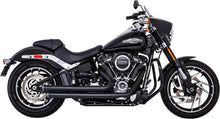 Load image into Gallery viewer, FREEDOM INDEPENDENCE STAGGERED BLACK W/BLACK TIP M8 SOFTAIL HD00748