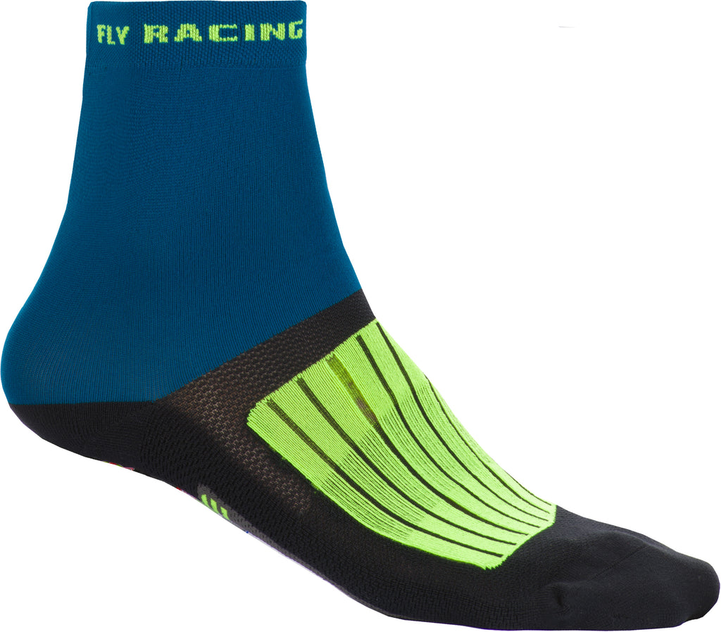 FLY RACING FLY ACTION SOCKS NAVY/HI-VIS/BLACK LG/XL SPX009599-C2