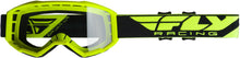 Load image into Gallery viewer, FLY RACING FOCUS GOGGLE HI-VIS YELLOW W/CLEAR LENS FLA-007