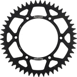 SUPERSPROX ALUMINUM SPROCKET 49T BLACK RAL-245-49-BLK