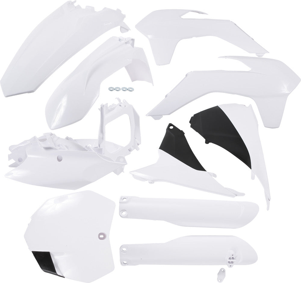 ACERBIS FULL PLASTIC KIT WHITE 2403090002-atv motorcycle utv parts accessories gear helmets jackets gloves pantsAll Terrain Depot