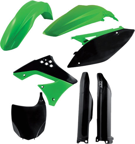 ACERBIS PLASTIC KIT GREEN 2198050145-atv motorcycle utv parts accessories gear helmets jackets gloves pantsAll Terrain Depot