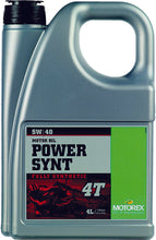 Load image into Gallery viewer, MOTOREX POWER SYNTHETIC 4T 5W40 (4 LITERS) 102268  /172252