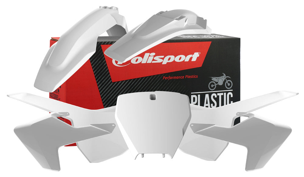 POLISPORT PLASTIC BODY KIT WHITE 90687