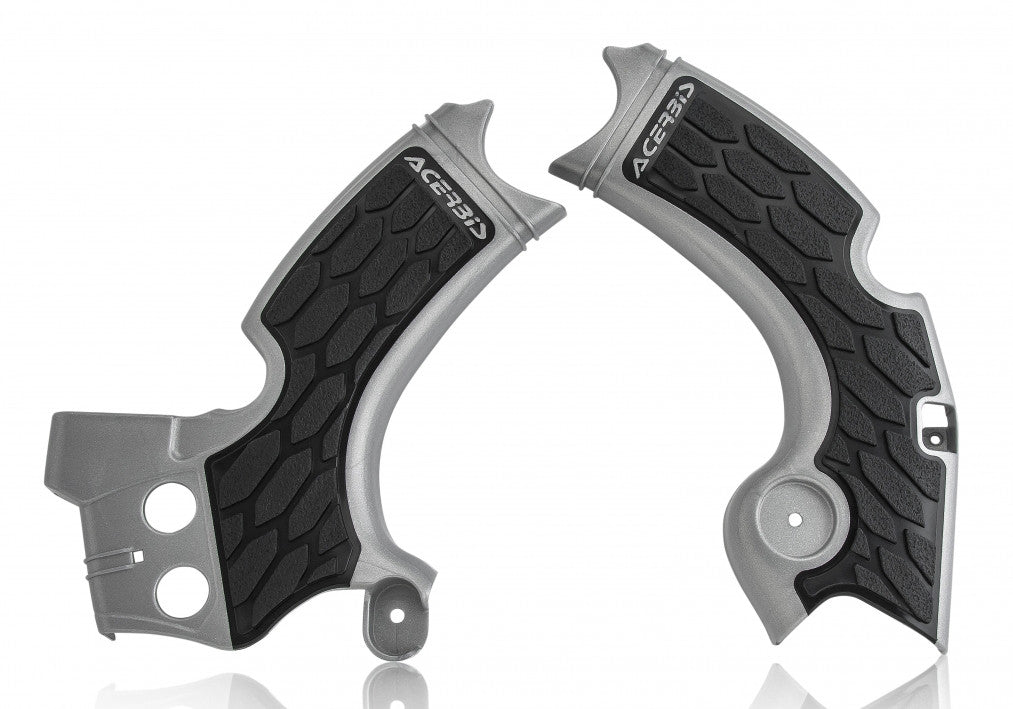 ACERBIS X-GRIP FRAME GUARD SILVER/BLACK 2657591015