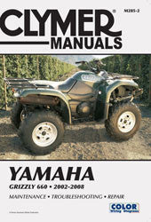 CLYMER REPAIR MANUAL YAM GRIZZLY 660 CM285-2-atv motorcycle utv parts accessories gear helmets jackets gloves pantsAll Terrain Depot