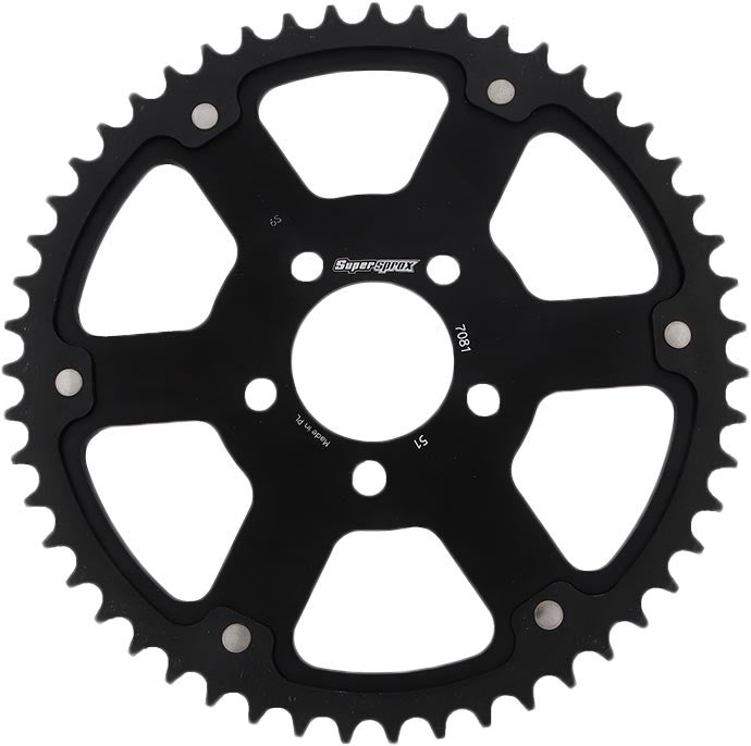 SUPERSPROX STEALTH SPROCKET 51T BLACK FOR HD '00-UP RST-7081-51-BLK