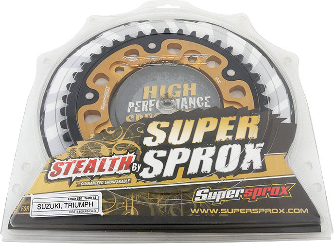 SUPERSPROX STEALTH SPROCKET 42T GOLD RST-1800-42-GLD