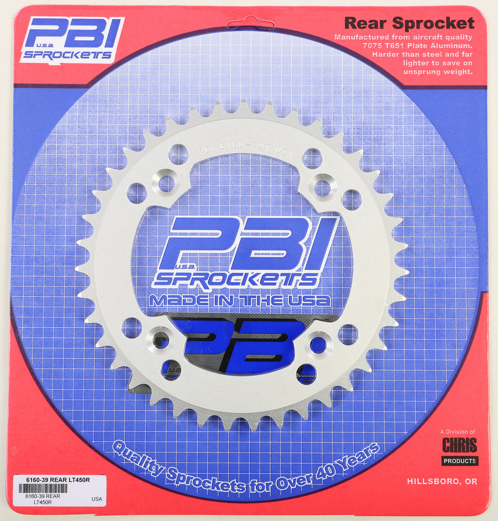 PBI REAR ALUMINUM SPROCKET 39T 3160-39-3-atv motorcycle utv parts accessories gear helmets jackets gloves pantsAll Terrain Depot