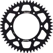 Load image into Gallery viewer, SUPERSPROX ALUMINUM SPROCKET 49T BLACK RAL-808-49-BLK