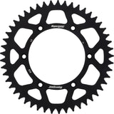 SUPERSPROX ALUMINUM SPROCKET 49T BLACK RAL-808-49-BLK