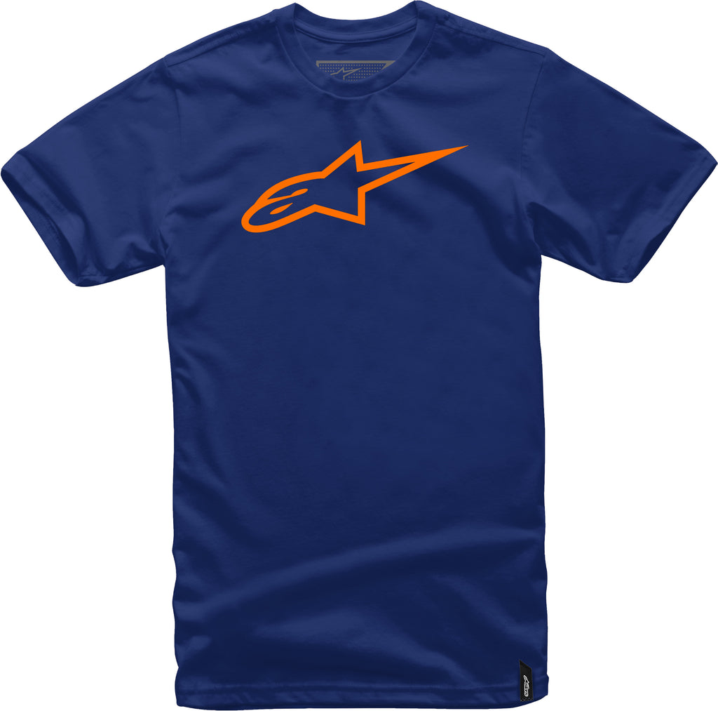 ALPINESTARS AGELESS TEE NAVY/ORANGE 2X 1032-72030-7032-2X