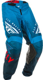 FLY RACING KINETIC K220 PANTS BLUE/WHITE/RED SZ 24 373-53124