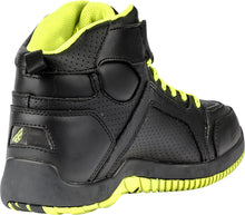 Load image into Gallery viewer, FLY RACING M21 LEATHER RIDING SHOES BLACK/HI-VIS SZ 07 #5161 361-987~07