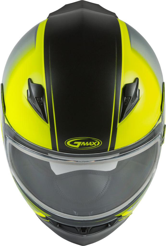 GMAX FF-49S FULL-FACE HAIL SNOW HELMET MATTE HI-VIS/BLK/GRY SM G2495744