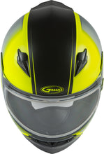 Load image into Gallery viewer, GMAX FF-49S FULL-FACE HAIL SNOW HELMET MATTE HI-VIS/BLK/GRY SM G2495744