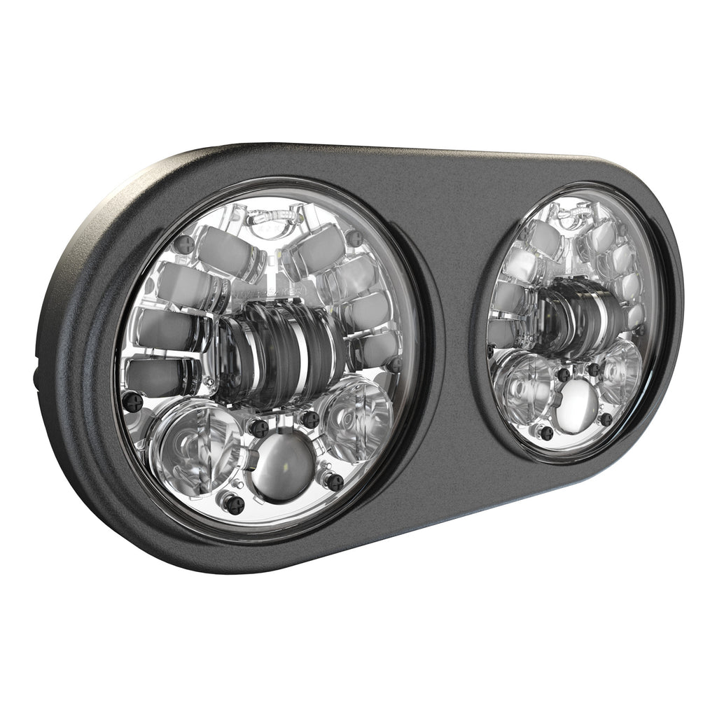 JW SPEAKER 8692 A2 ADAPTIVE HEADLIGHT DUAL 5.75" CHR BEZEL 555141