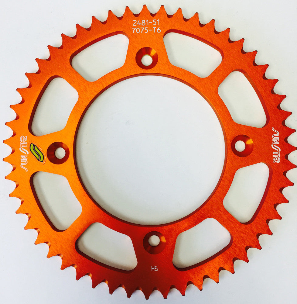 SUNSTAR SPROCKET REAR KTM ORANGE 5-248151OR-atv motorcycle utv parts accessories gear helmets jackets gloves pantsAll Terrain Depot