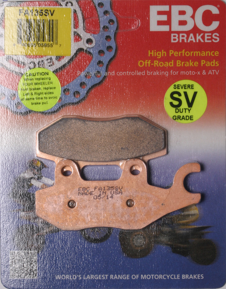 EBC BRAKE PADS FA135SV-atv motorcycle utv parts accessories gear helmets jackets gloves pantsAll Terrain Depot