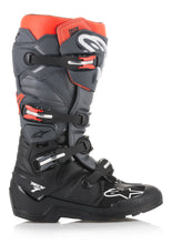 Load image into Gallery viewer, ALPINESTARS TECH 7 ENDURO BOOTS BLACK/GREY/RED SZ 11 2012114-1133-11