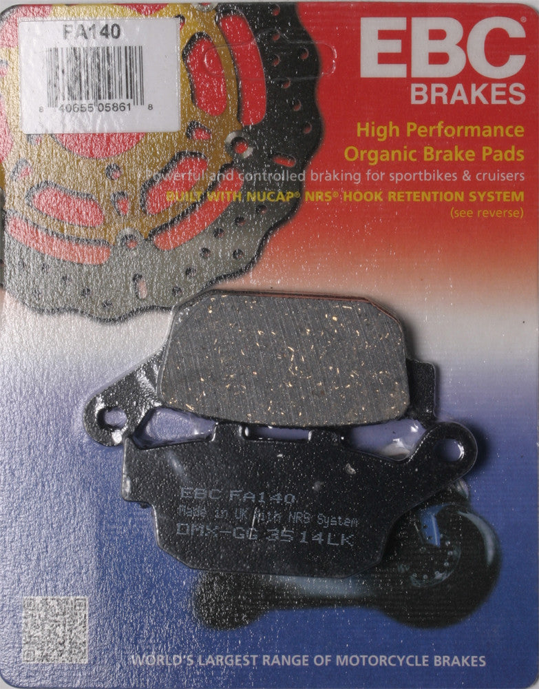 EBC BRAKE PADS FA140-atv motorcycle utv parts accessories gear helmets jackets gloves pantsAll Terrain Depot