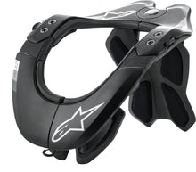 Load image into Gallery viewer, ALPINESTARS BNS TECH-2 NECK SUPPORT BLACK/COOL GREY XS-MD 6500019-XS/MD