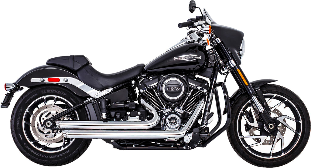 FREEDOM INDEPENDENCE SLASH CHROME W/CHROME TIP M8 SOFTAIL HD00741