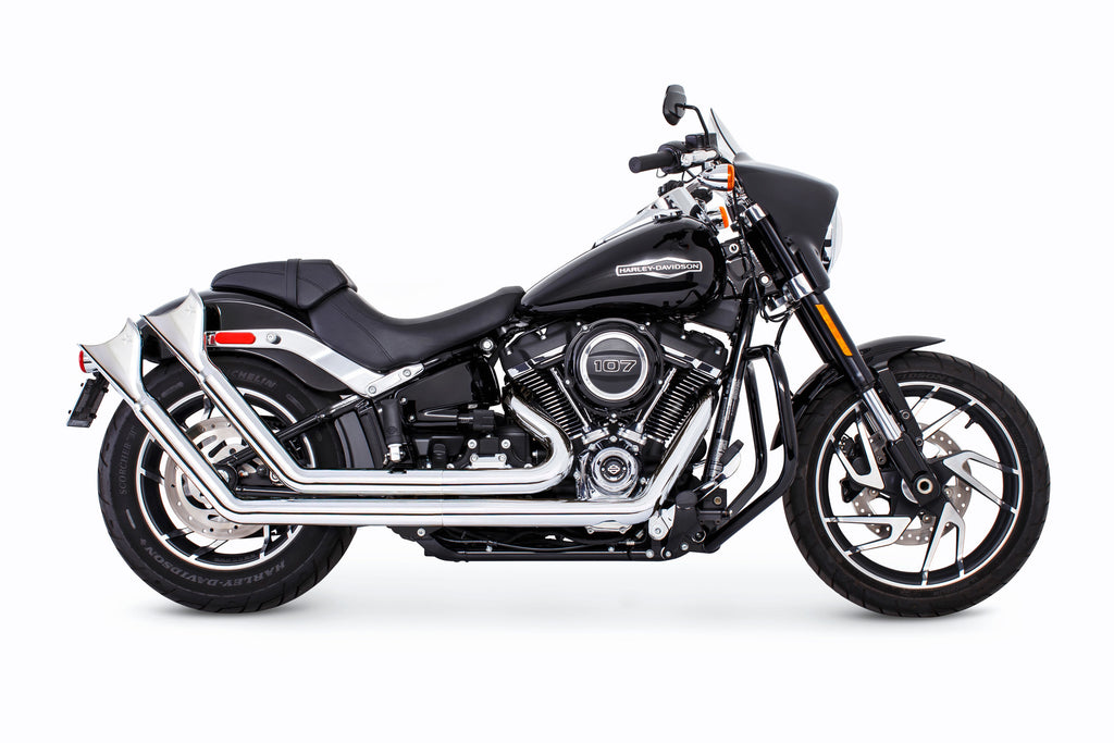 FREEDOM UPSWEEP W/FISHTAILS CHROME M8 SOFTAIL HD00763